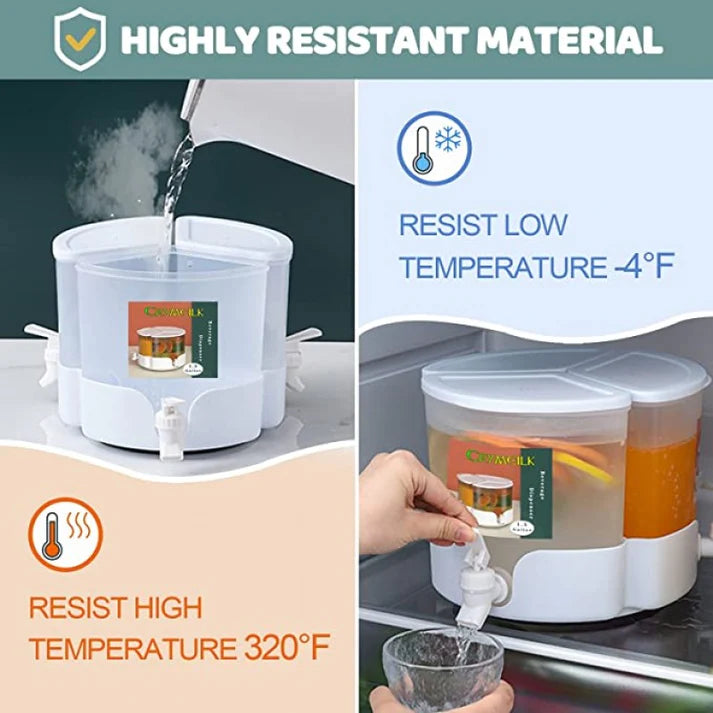 3 TANK COLD BEVERAGE DISPENSER (5,2 LITER) Karnz