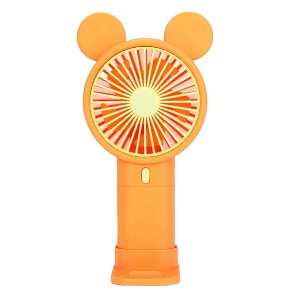 Mini wiederaufladbarer Cartoon Ventilator mit Telefonhalterbasis | Karnz