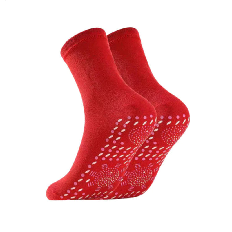 Selbstwärmende Fitness-Socken mit Turmalin-Akupressurfunktion