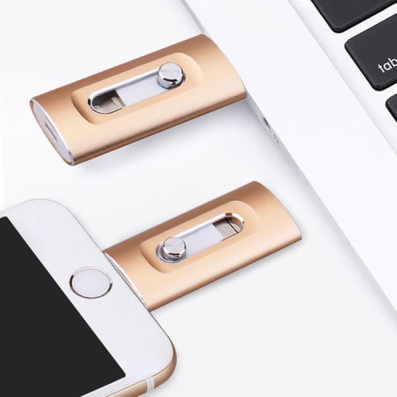 3-in-1-USB-Stick mit großer Speicherkapazität für Mobiltelefon und Computer