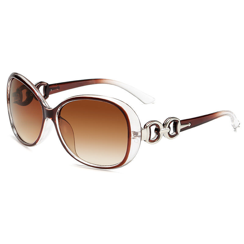 Damen luxuriöse Oversized-Sonnenbrille mit elegantem Design Karnz