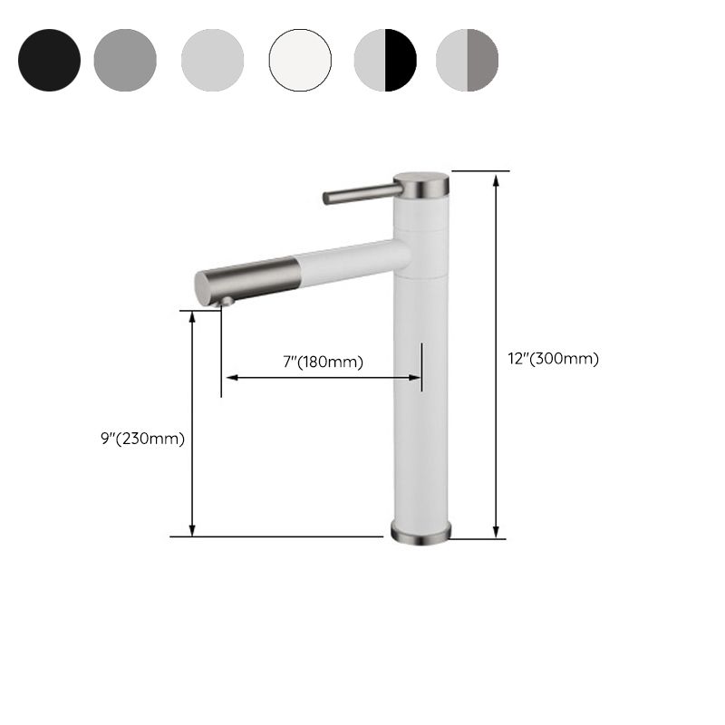 Moderner Beckenarmatur Edelstahl Einhebel Niedriger Auslauf Pull-Down Beckenarmatur