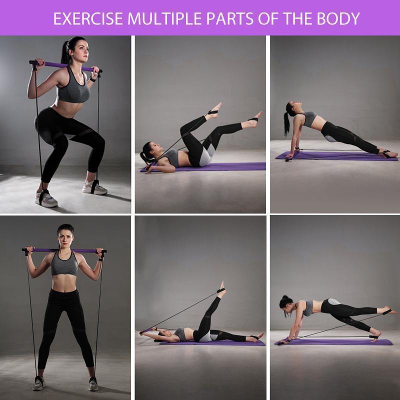 Tragbares Pilates-Bar-Set