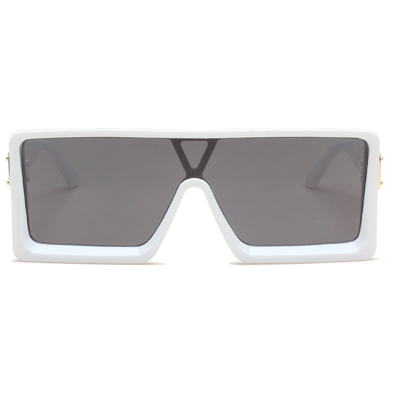 Damen große, quadratische Sonnenbrille mit durchgehendem Verlauf Karnz
