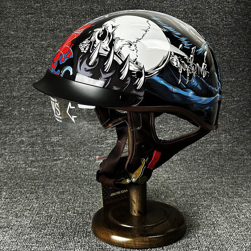 City-Helm für Chopper mit minimalistischem Design