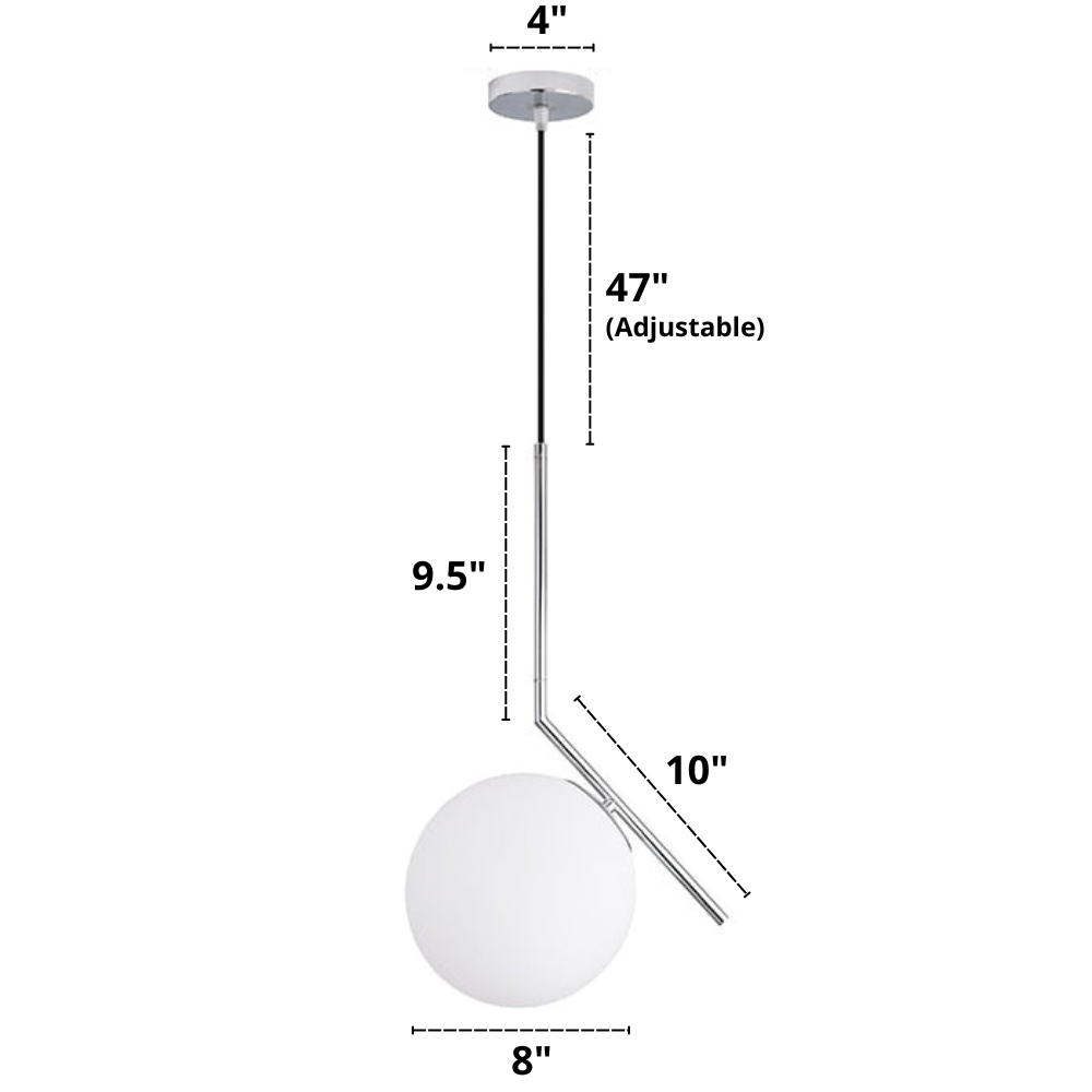 Nordische Glaspendelleuchten