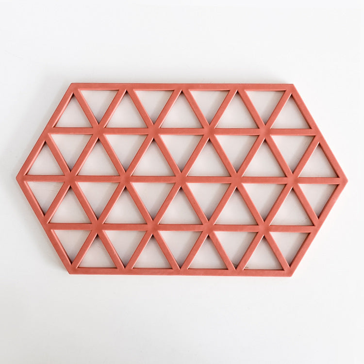 Unisex Silikon Untersetzer mit geometrischem Design Karnz