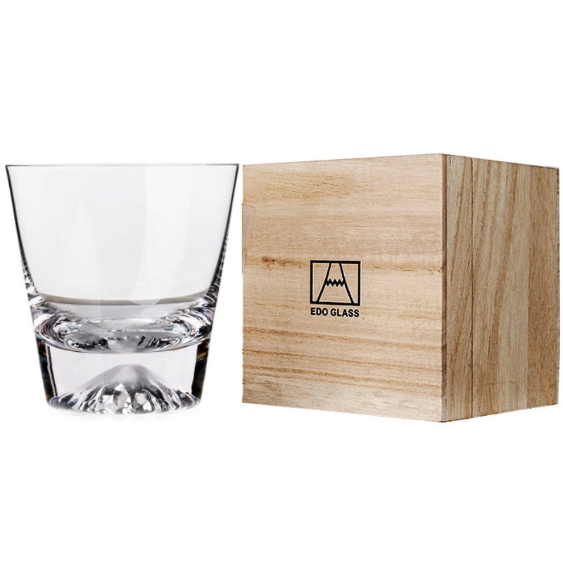 Japanischer Mount Fuji Whisky Glas Sets (Schneegipfel Edition) | Karnz