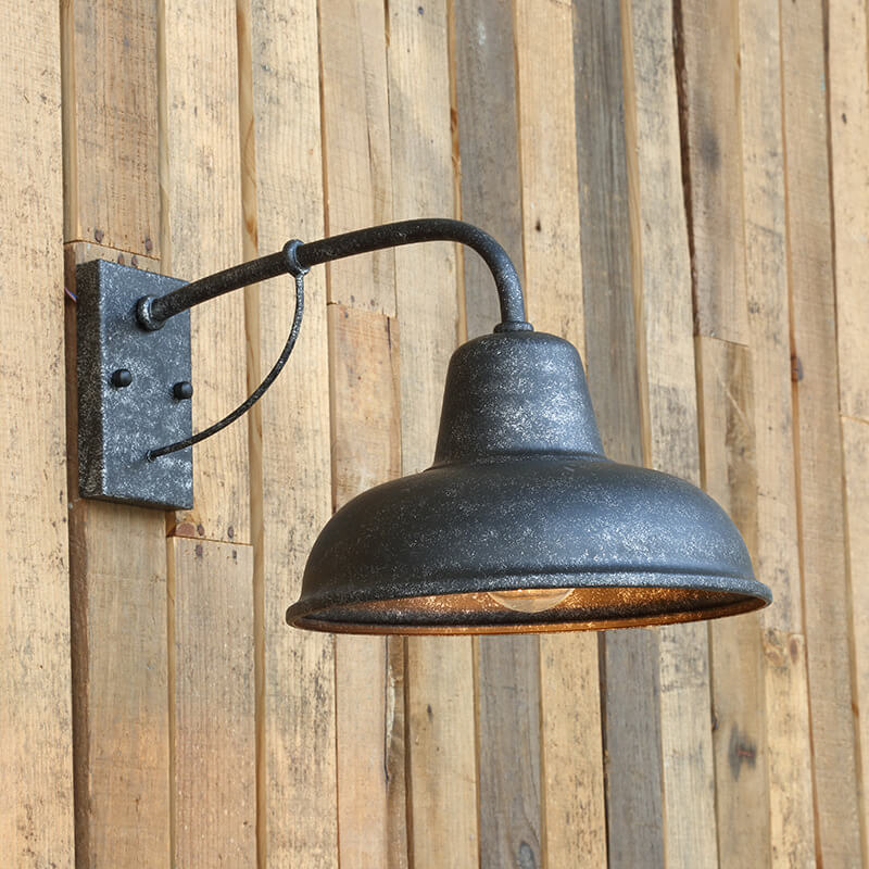 Vintage-Wandleuchte im Scheunenstil aus Eisen, wasserdicht, für den Außenbereich, 1-flammig