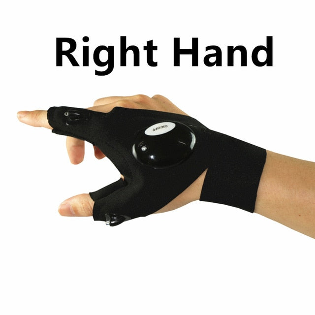 Fingerloser Handschuh LED Taschenlampe | Karnz