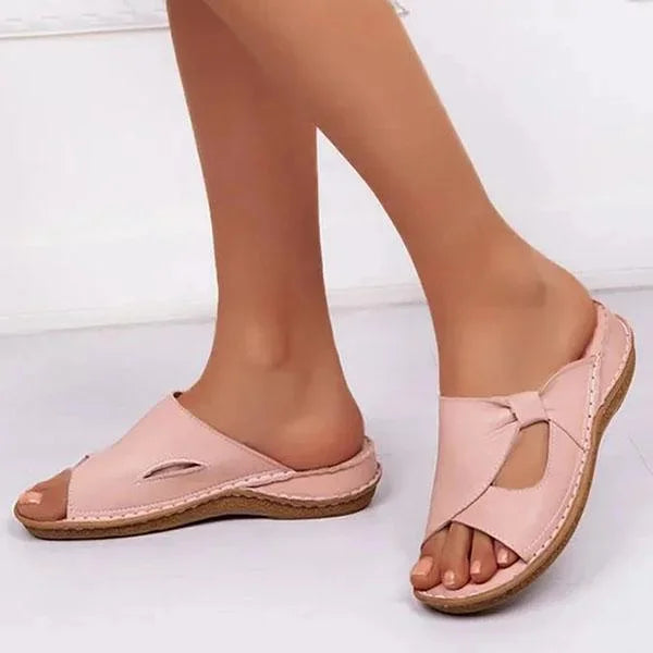 Ledersandalen mit Fußgewölbeunterstützung