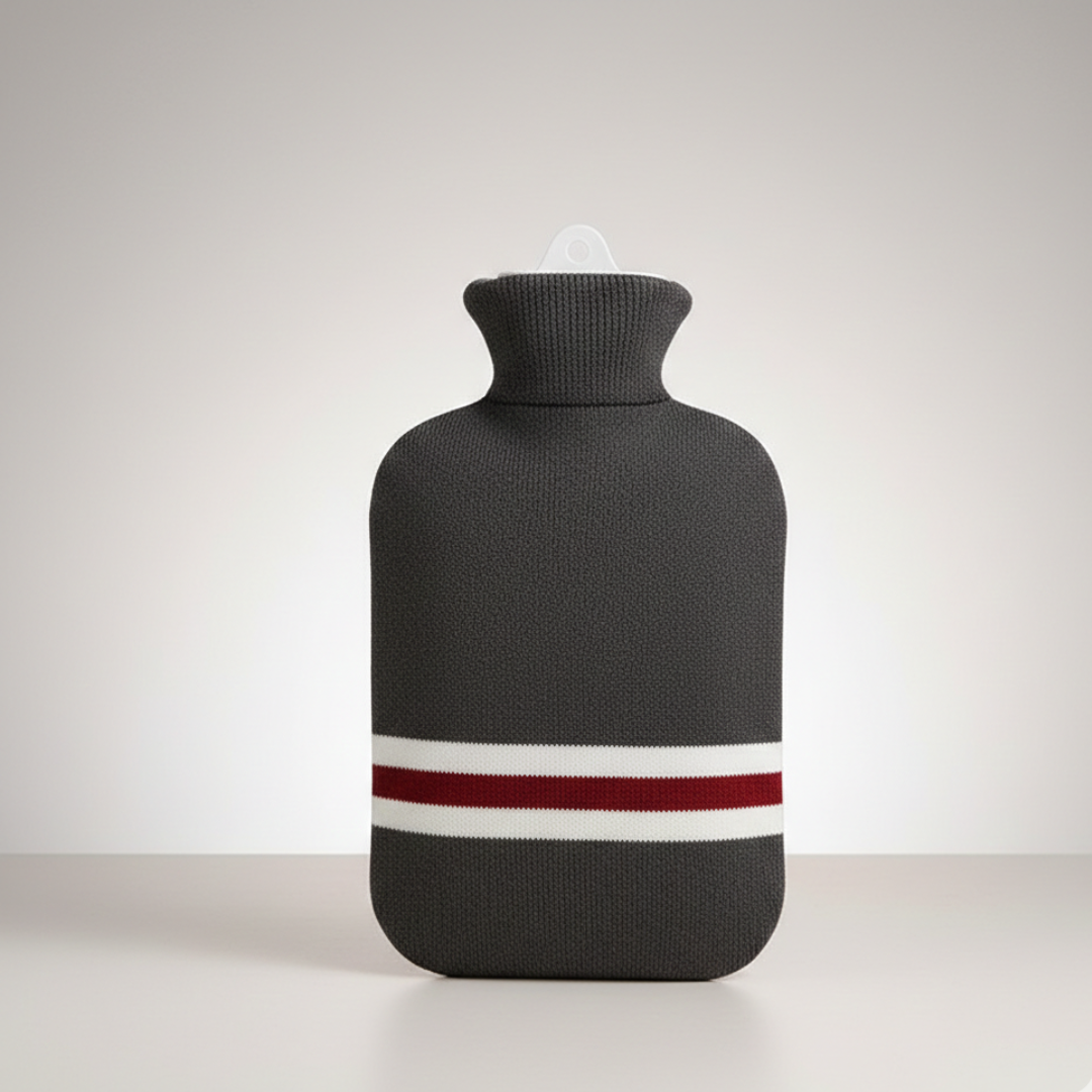 Wärmeflasche 2L mit Strickbezug | Karnz
