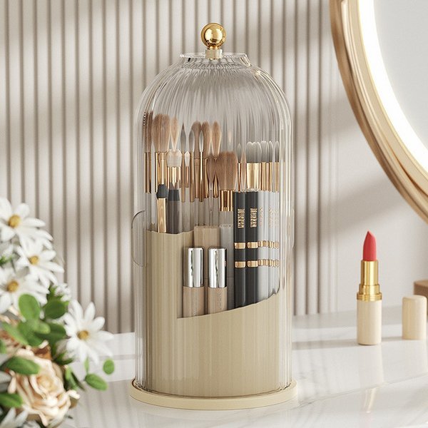 360° Organizer Drehbar Praktisch Elegant Für Ihre Make-up-Pinsel | Karnz