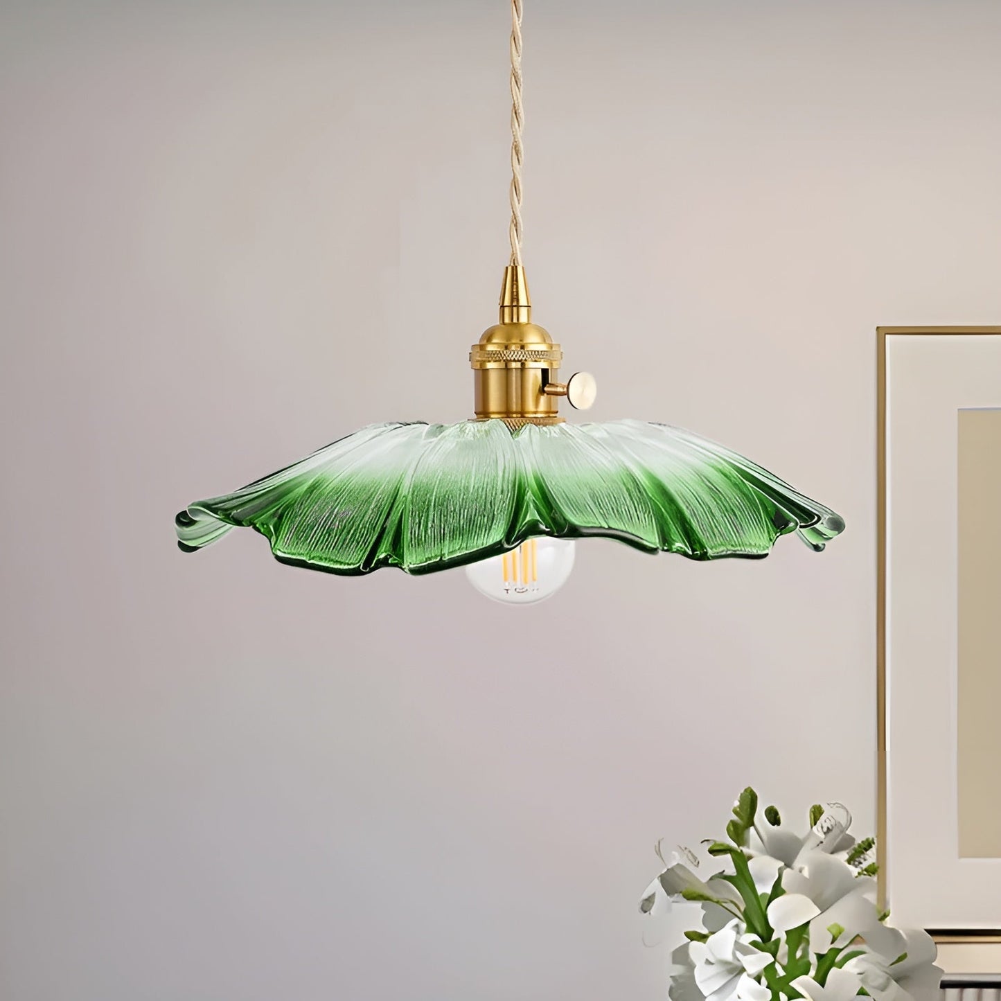 Hängeleuchte mit floralem Motiv – Warmes Licht & stilvolles Design | Für Ihr Zuhause | Karnz