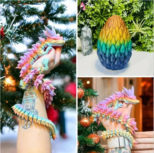 3D Gelenkdrache – Beweglich & Einzigartiges Geschenk