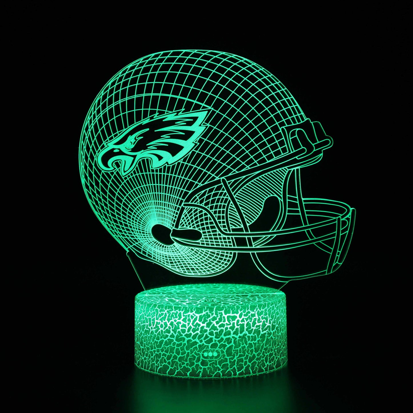 Philadelphia Eagles Footballhelm 3D Optische Täuschungslampe