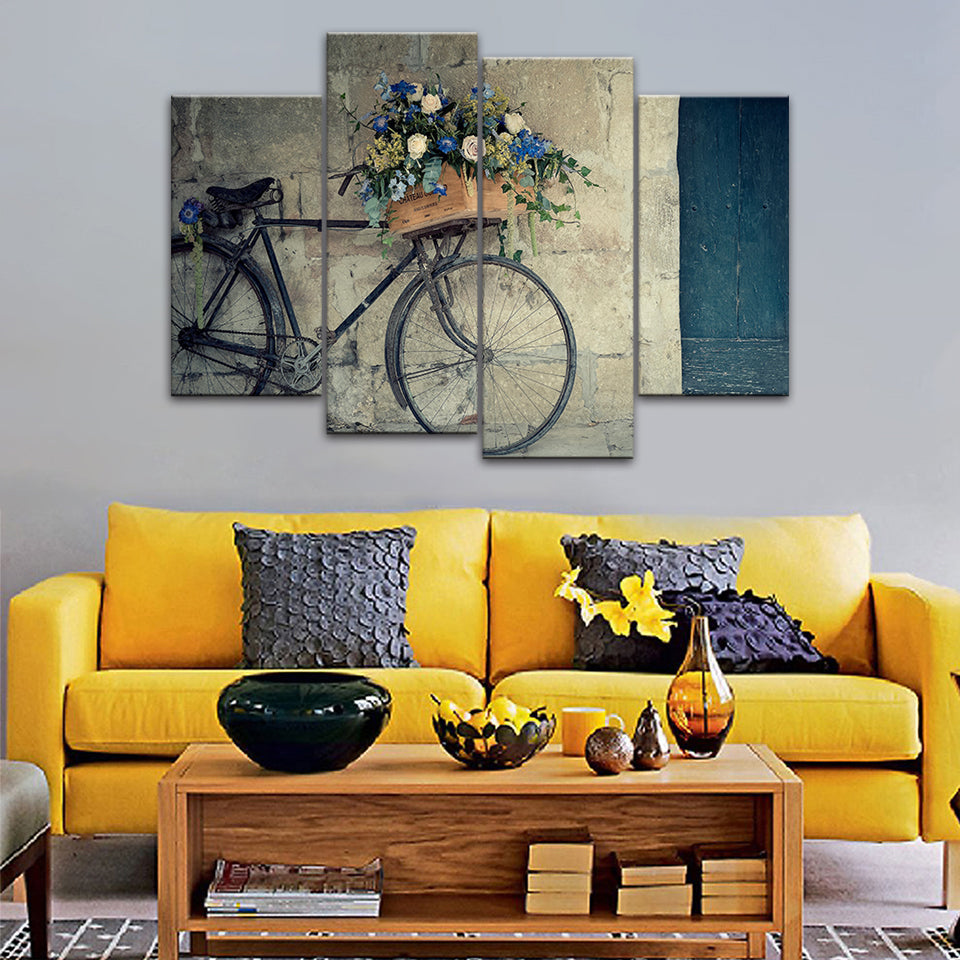 Klassische Fahrrad-Canvas Wandkunst Malerei
