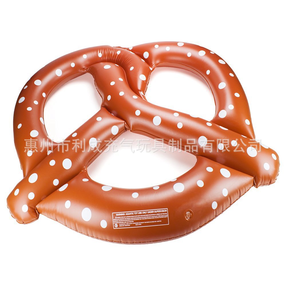 Damen aufblasbares Brezel-Schwimmspielzeug Karnz