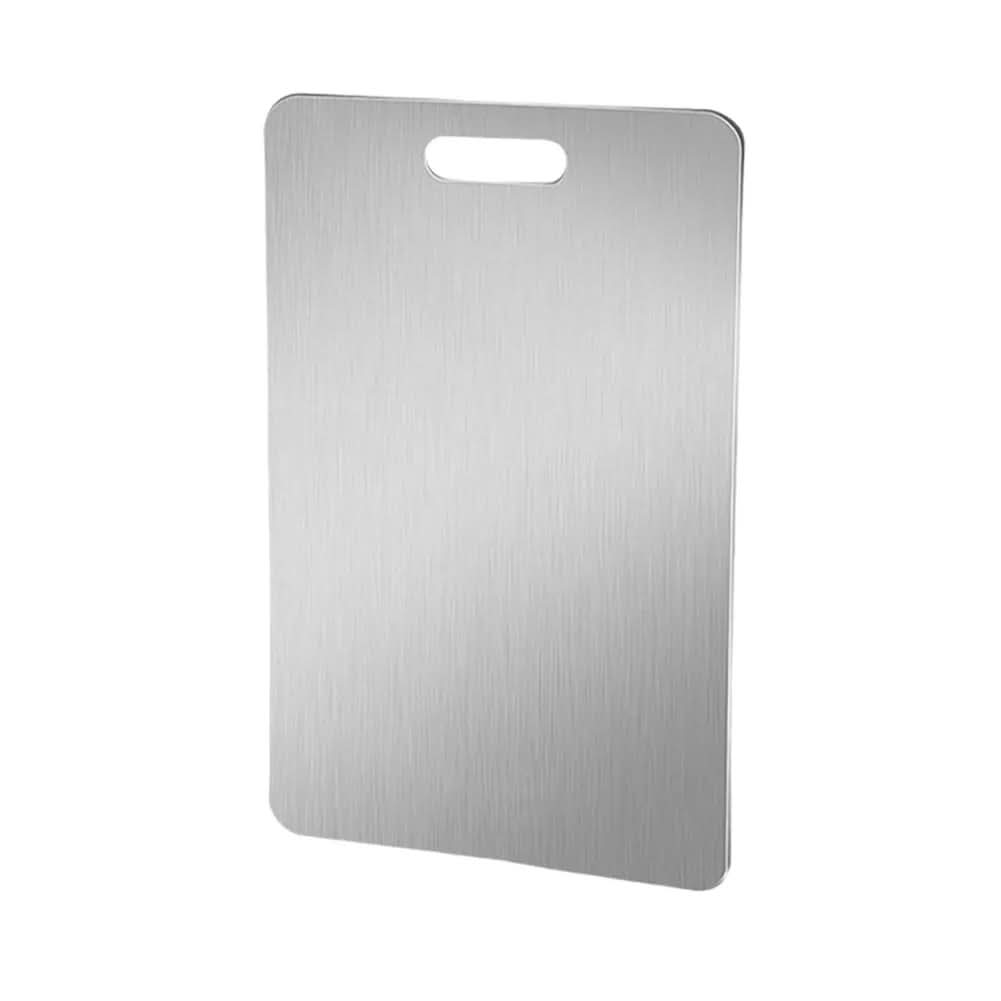 CHEFSTEEL – Schneidebrett aus Edelstahl, robust und leicht zu reinigen für hygienisches Arbeiten