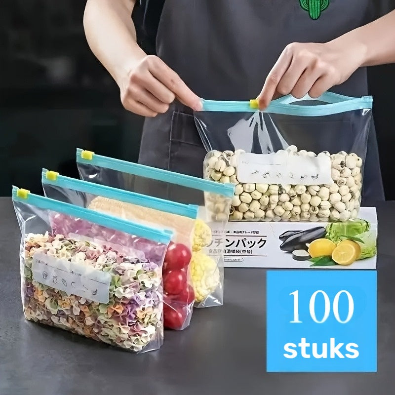 Zip-Beutel Set 100 Stück in 3 Größen | Karnz