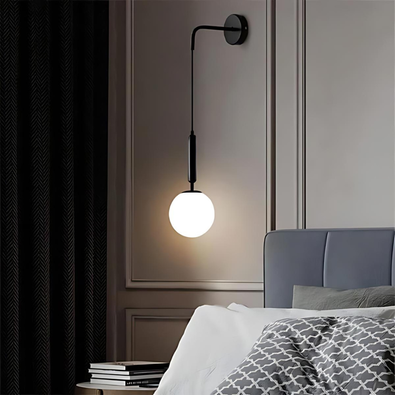 Moderne Glas Wandleuchte für stilvolle Wohnräume