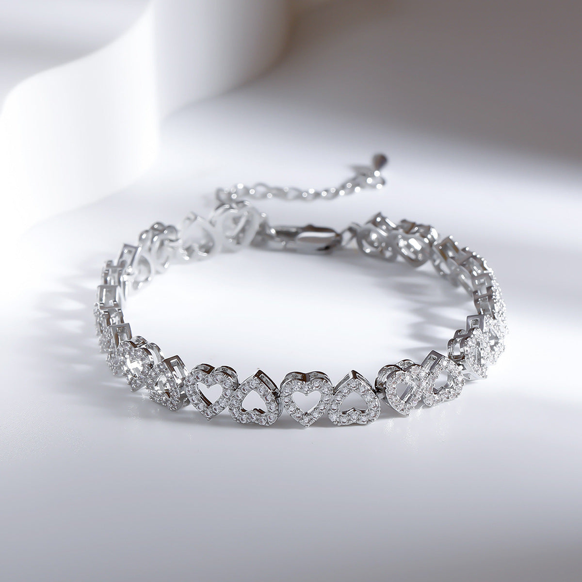 Karnz | Liebe Herzen Diamantarmband