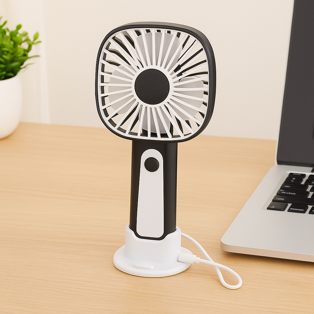 Mini Handheld Fan – 3-Geschwindigkeit USB Wiederaufladbar | Karnz