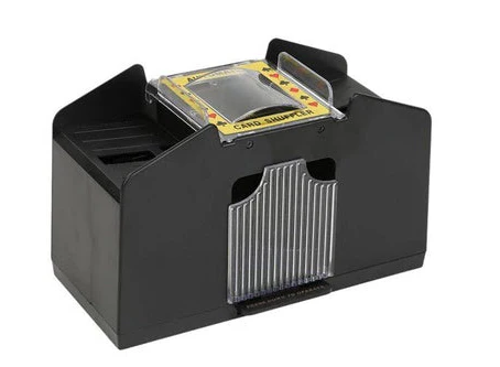 Automatischer Spielkartenmischer – Ideal für 2/4/6 Kartenspiele, elektrischer Spielkartenmischer für Poker