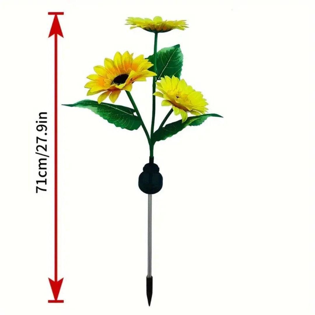 GlowPetal – Solar LED Sonnenblumen Gartenlicht