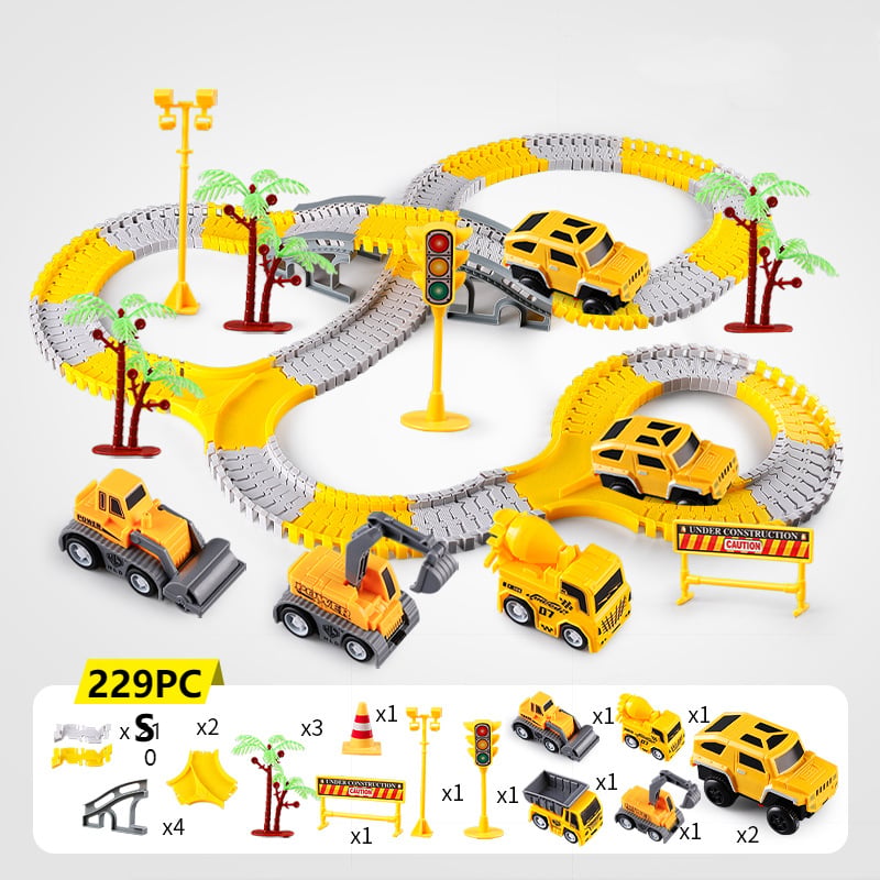 Flexibles Schienenspielzeugset | Perfekt für die Freizeit | Karnz