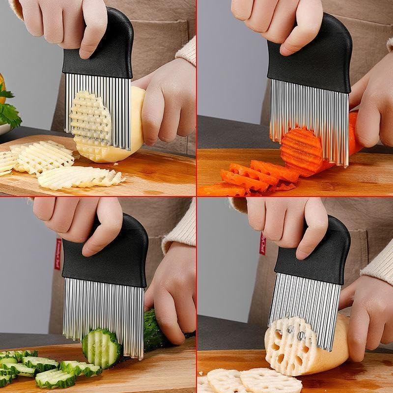 Edelstahl Crinkle Cutter Karnz
