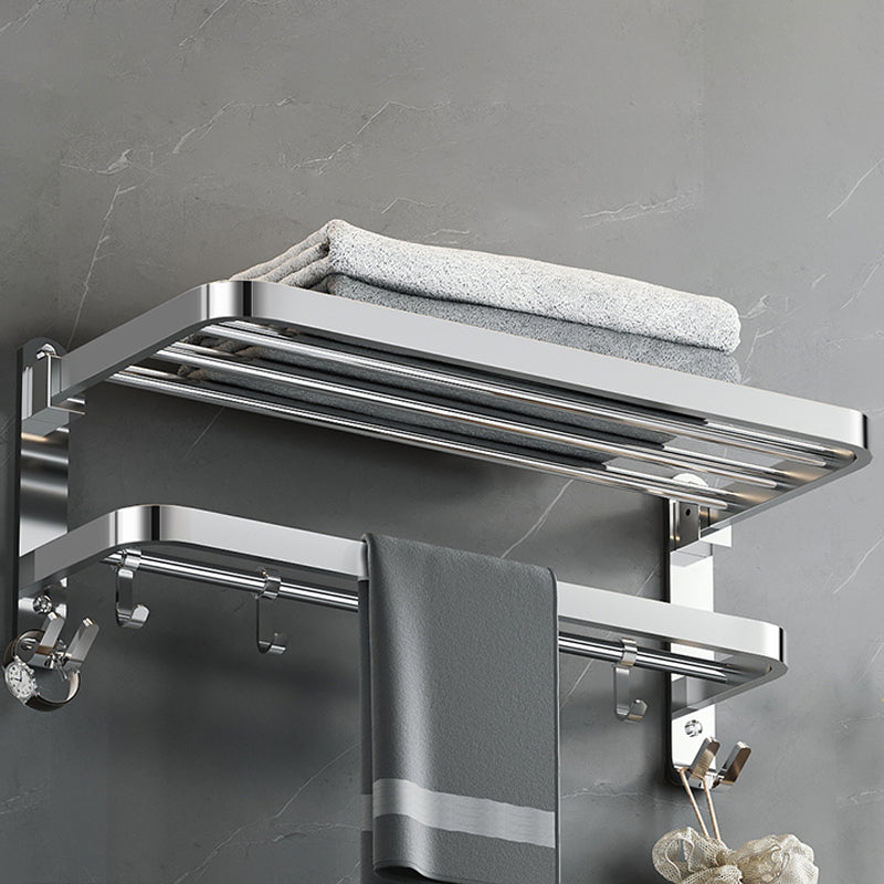 Polierter Chrom Moderner Badezimmer Zubehör Set aus Edelstahl mit Badregal/Handtuchhalter