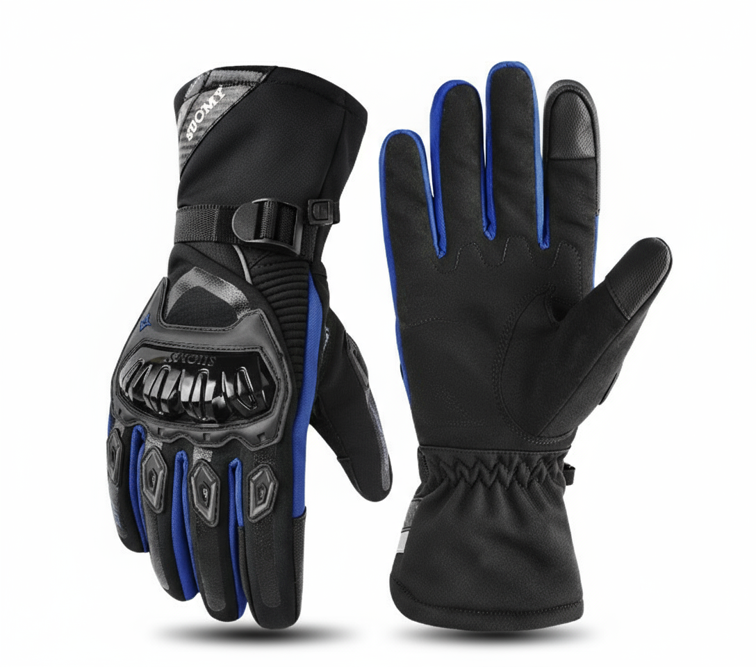 ArcticRide Wasserdichte, isolierte Motorradhandschuhe – Ultimativer Winterschutz