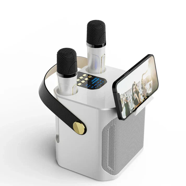 SoundJoy Karaoke-Lautsprecher – Tragbare Bluetooth-Boombox mit 360-Grad-Surround | Karnz