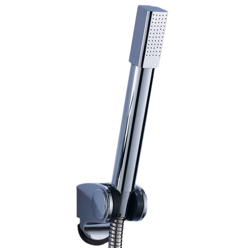 Einfacher Handheld Duschkopf Quadrat 304 Edelstahl Duschkopf