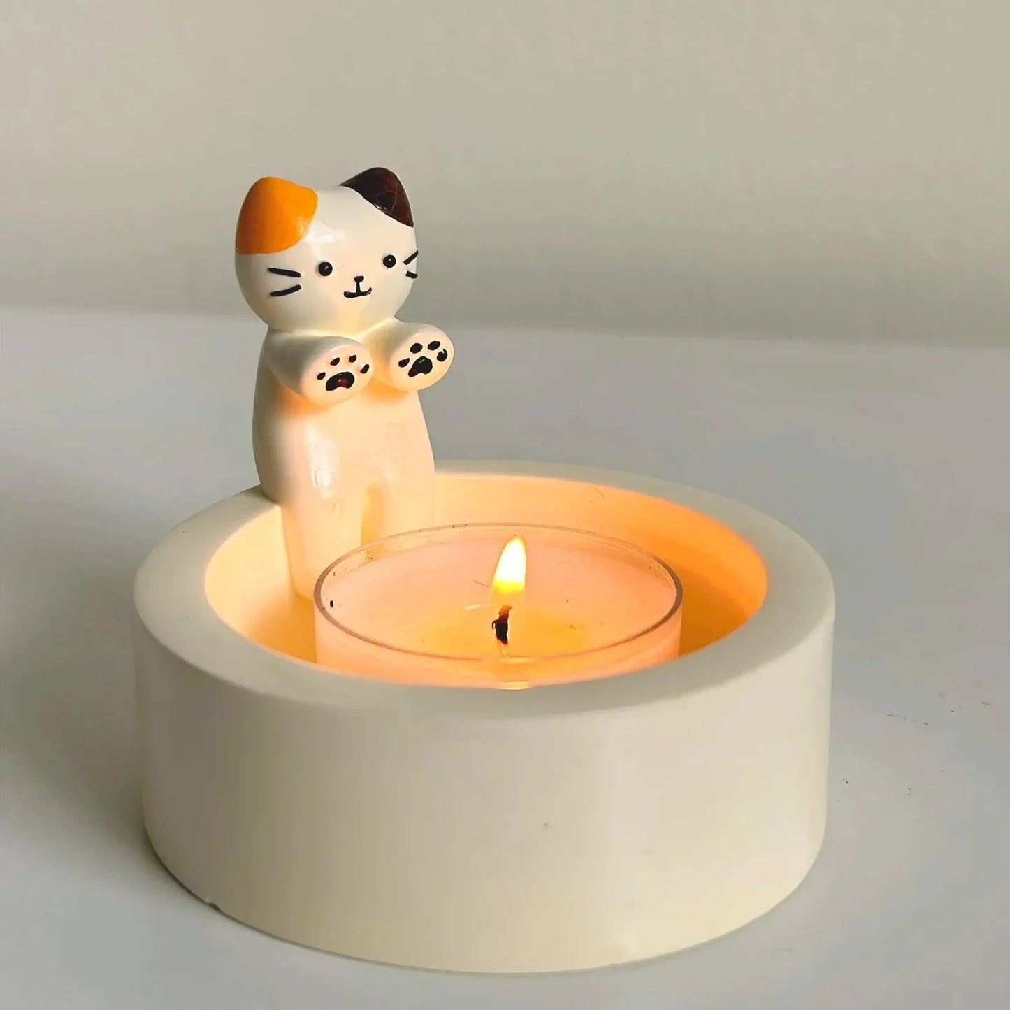 Süße Katzenkerzenhalter | Karnz