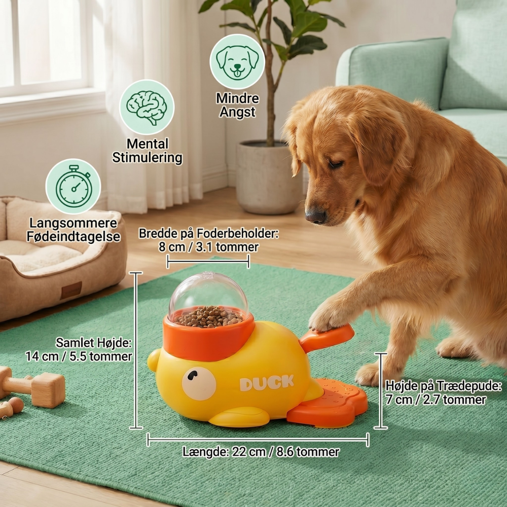 FeediDuck Slow Feeder für Hunde und Katzen | Karnz