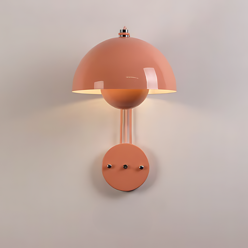Moderne glänzende Metall-LED-Wandlampe