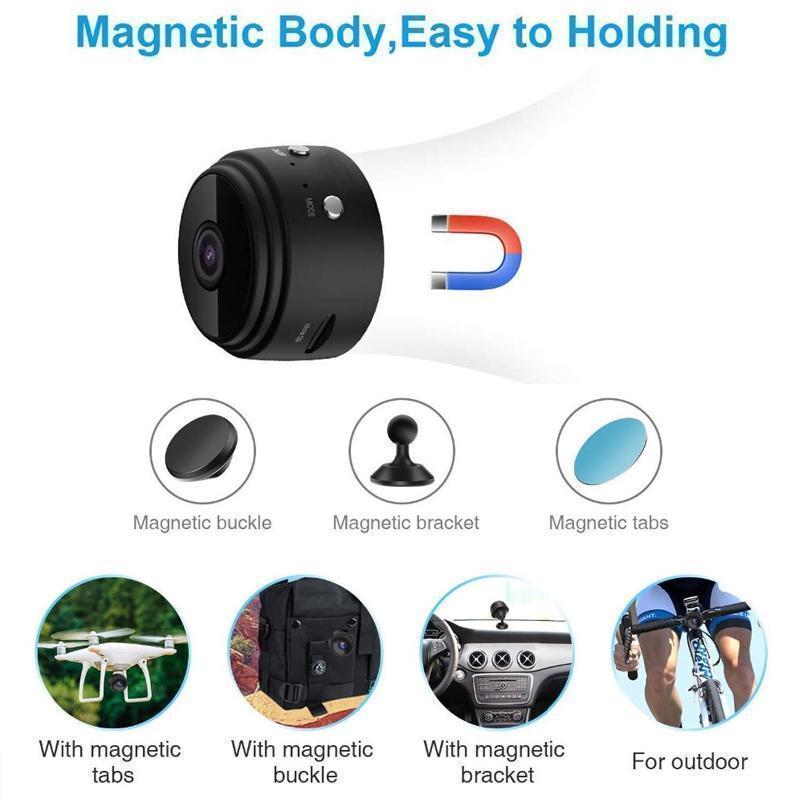 Magnetische 1080p-WLAN-Minikamera