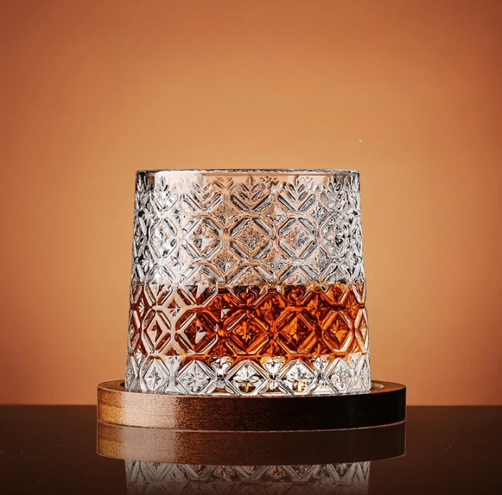 WhiskeySpin - Premium rotierendes Whiskeyglas Karnz