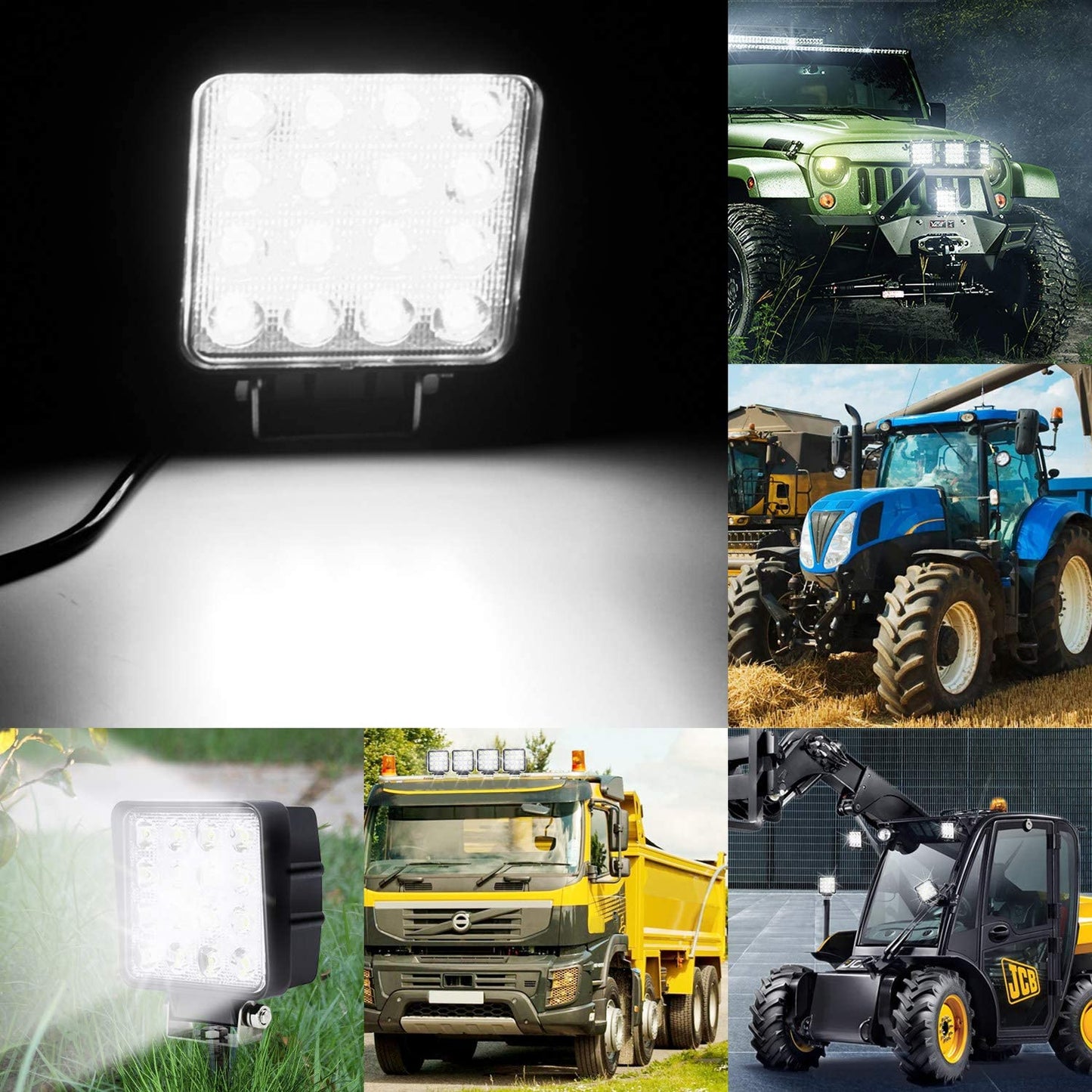LED Arbeitsscheinwerfer 48W IP67 Rückfahrscheinwerfer 2X-10X | Karnz
