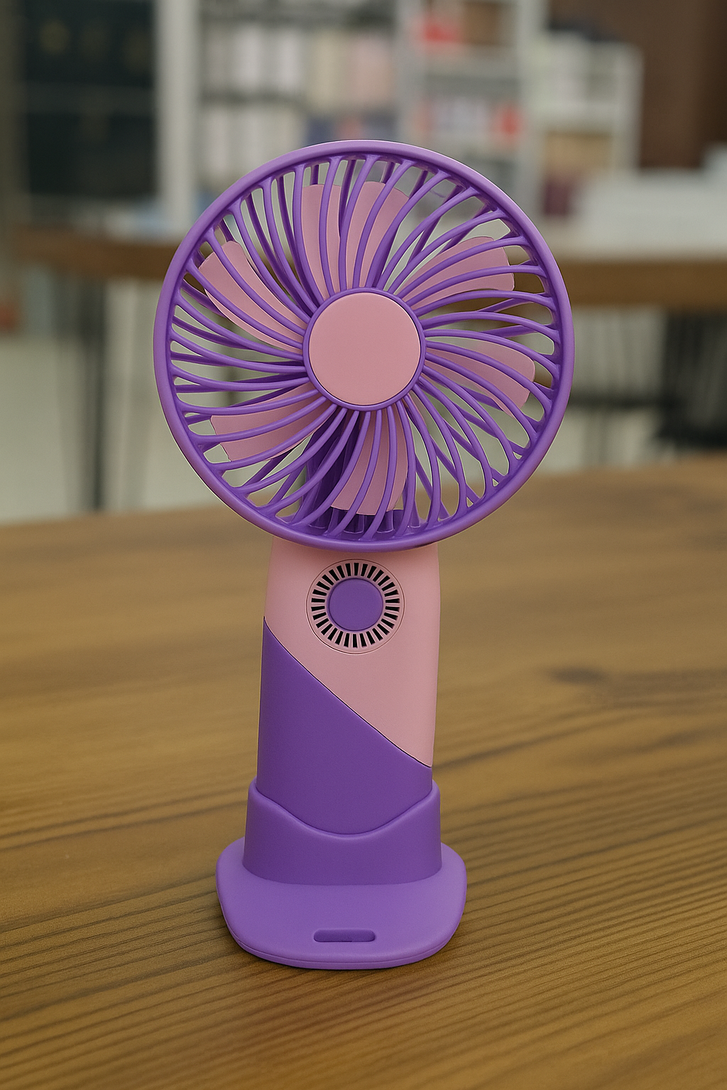 ColorTwist™ Mini Ventilator – 3-Geschwindigkeit Wiederaufladbarer Tragbarer Ventilator | Karnz