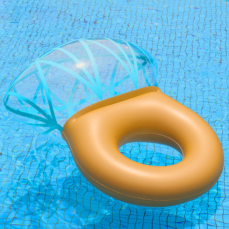 Damen aufblasbarer Diamanten-Schwimmring Karnz