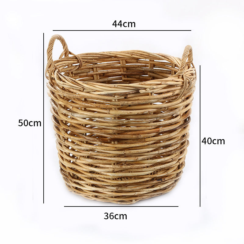Unisex Aufbewahrungskorb aus handgewebtem Material Karnz