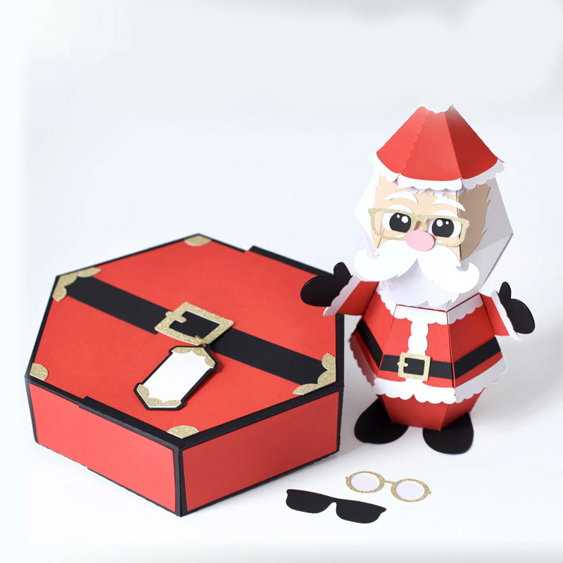 3D Pop-Up Karte für den Weihnachtsmann Streich | Karnz