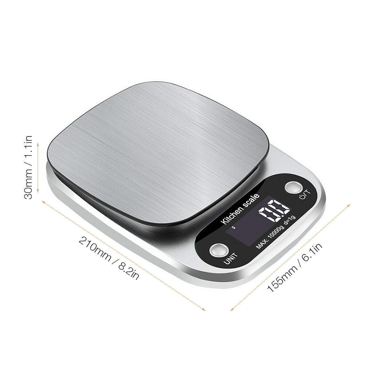 Digitale Küchenwaage, 10 kg Kapazität. | Karnz