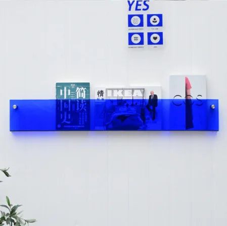 Karnz | ClearLine – Stilvolle Acryl Wandregal für Zeitschriften