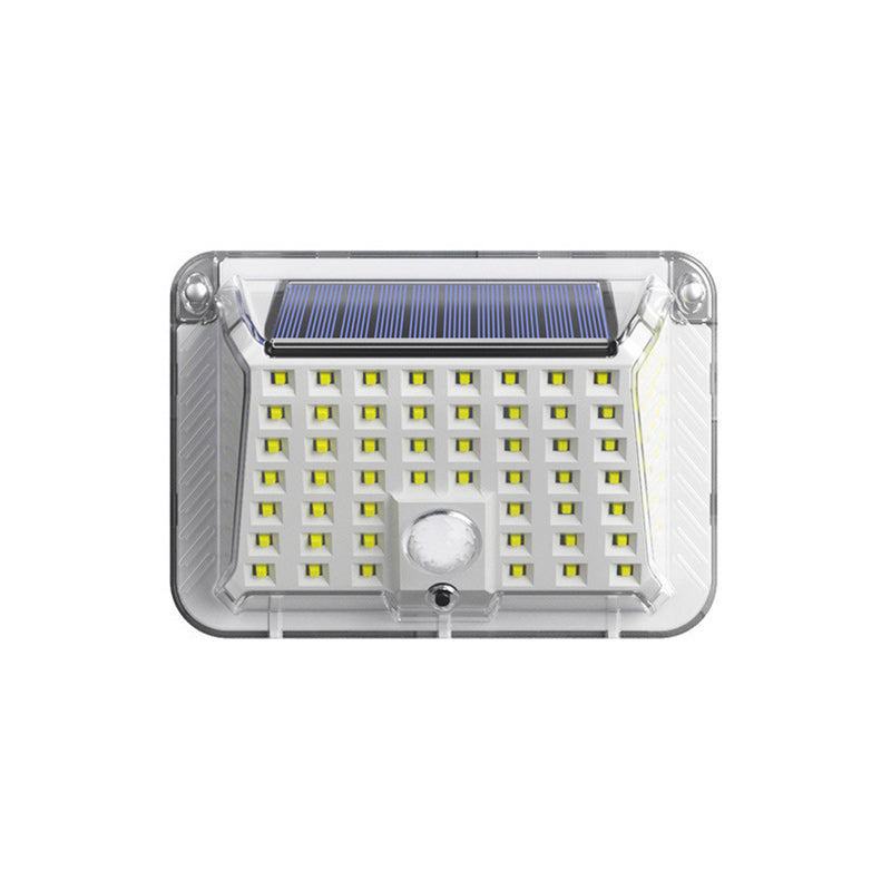 Moderne Einfachheit Solar Wasserdicht Dreieck Silikon ABS PC LED Außen Wand Leuchte Lampe Für Außenpatio | Karnz