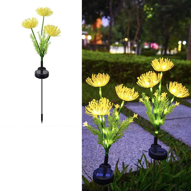 Modern Minimalist Solar Waterproof Simulation Petals Blade ABS Edelstahl LED Bodenstecker Landschaftslampe Für Garten | Karnz