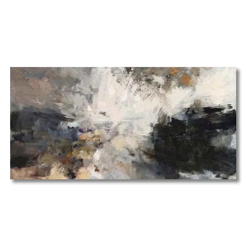 Große abstrakte Wandkunst Feine Kunst Leinwanddrucke Neutrales Farbschema Bild für modernes Wohnzimmer Esszimmer Home Office Hotelzimmer Kunst Dekor (unrahmen)
